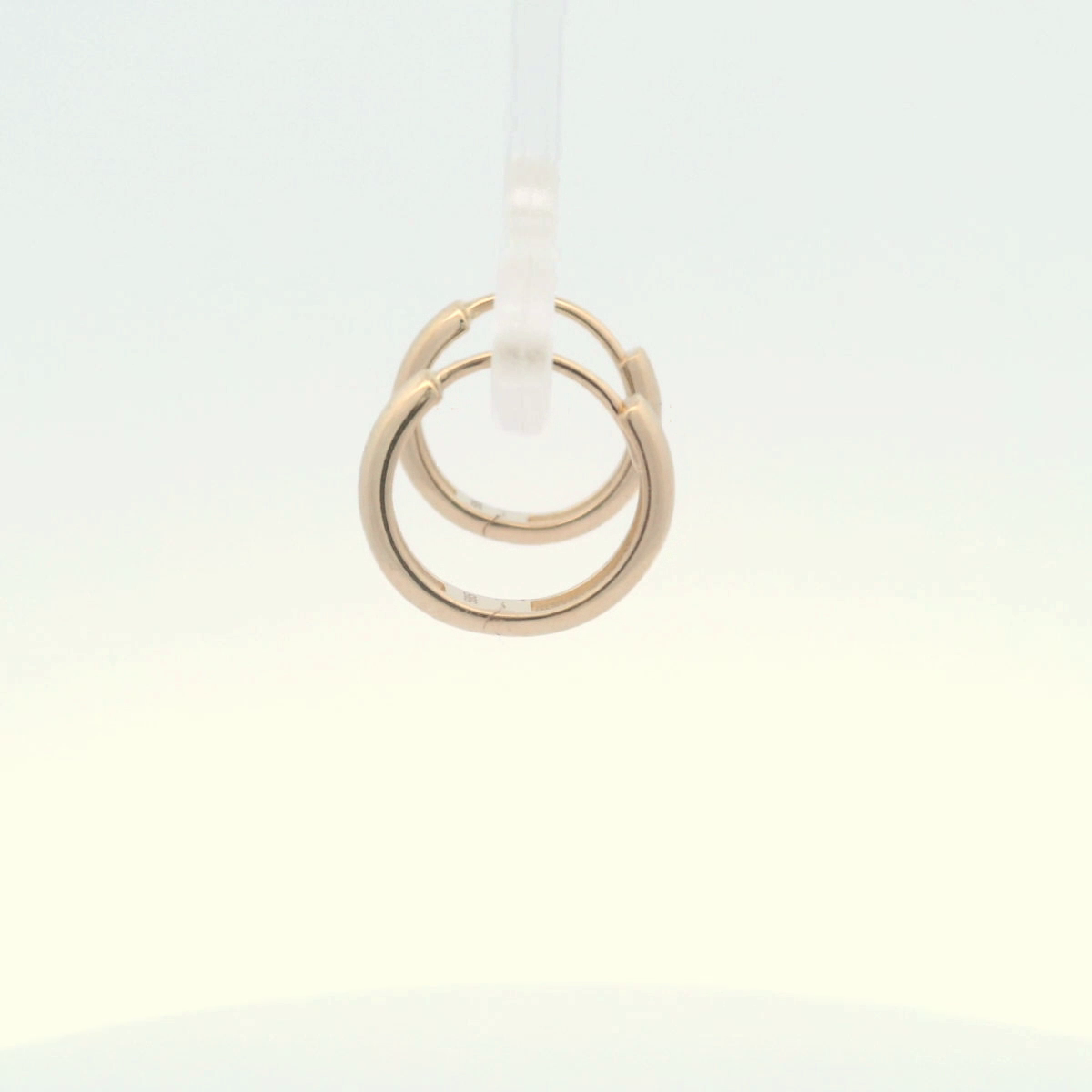 14K Yellow Gold Hug Me Hoops