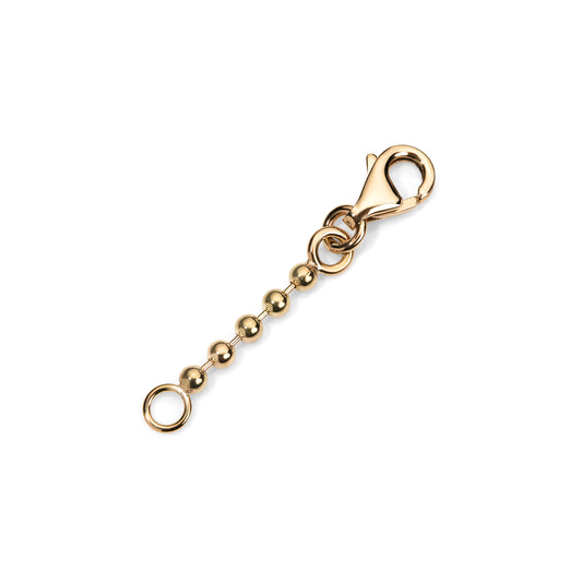 14K Yellow Gold Ball Chain 1" Extender