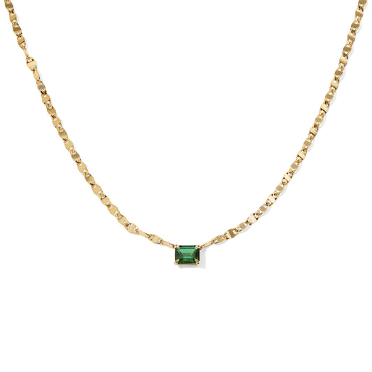 Green Tourmaline Tinsel Chain
