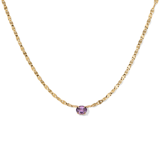 Purple Spinel Tinsel Chain
