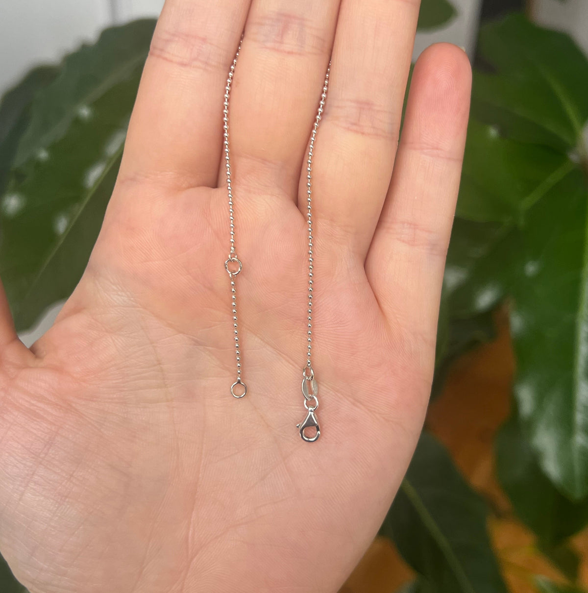 Sterling Silver Ball Chain, 16" (1.2mm)