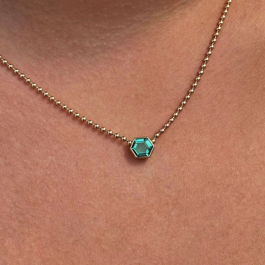 Lagoon Tourmaline Necklace