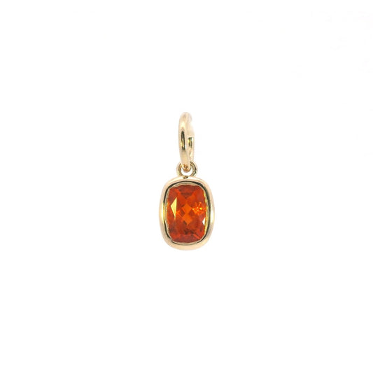 Small Mexican Fire Opal Charm