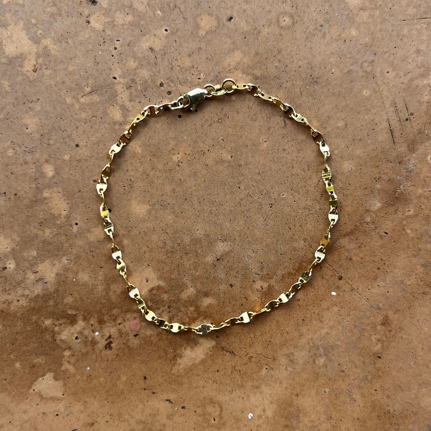 14K Yellow Gold Tinsel Bracelet